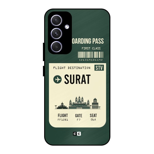 Surat Boarding Pass Metal Back Case for Galaxy A54