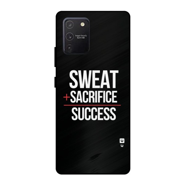 Sweat Sacrifice Success Metal Back Case for Galaxy S10 Lite