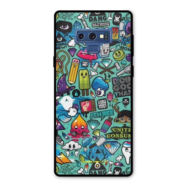 Sweet Candies Metal Back Case for Galaxy Note 9