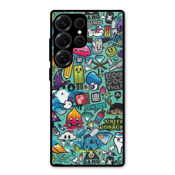 Sweet Candies Metal Back Case for Galaxy S25 Ultra