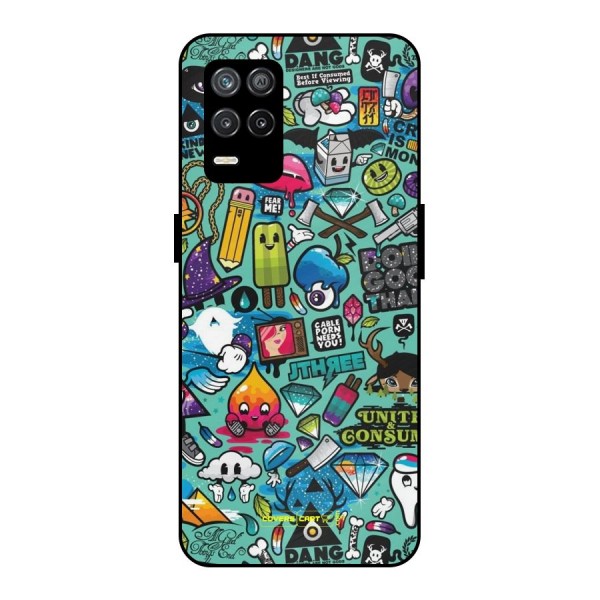 Sweet Candies Metal Back Case for Realme 9 5G
