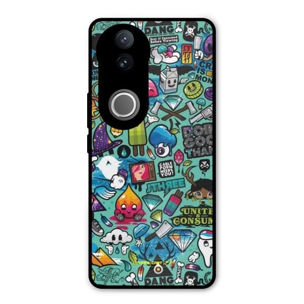 Sweet Candies Metal Back Case for Vivo V50e