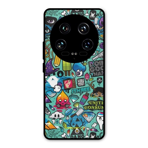 Sweet Candies Metal Back Case for Xiaomi 14 Ultra