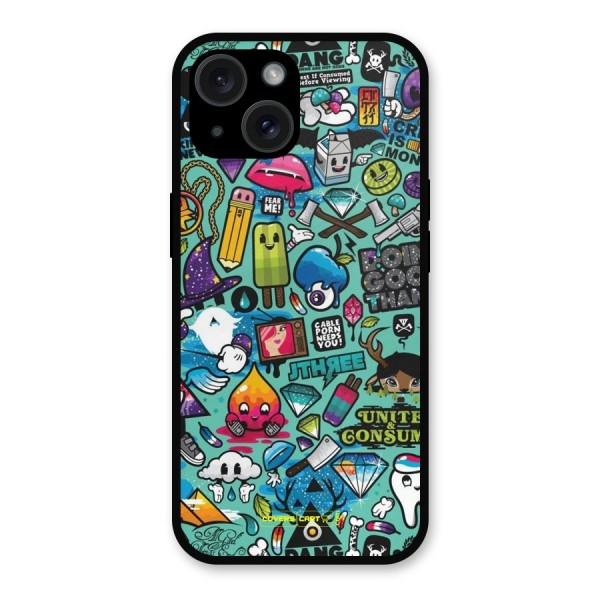 Sweet Candies Metal Back Case for iPhone 15