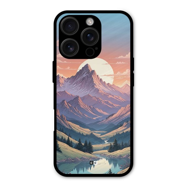 Sweet Evening Metal Back Case for iPhone 16 Pro