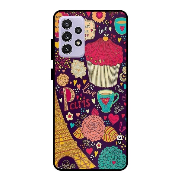 Sweet Love Metal Back Case for Galaxy A72