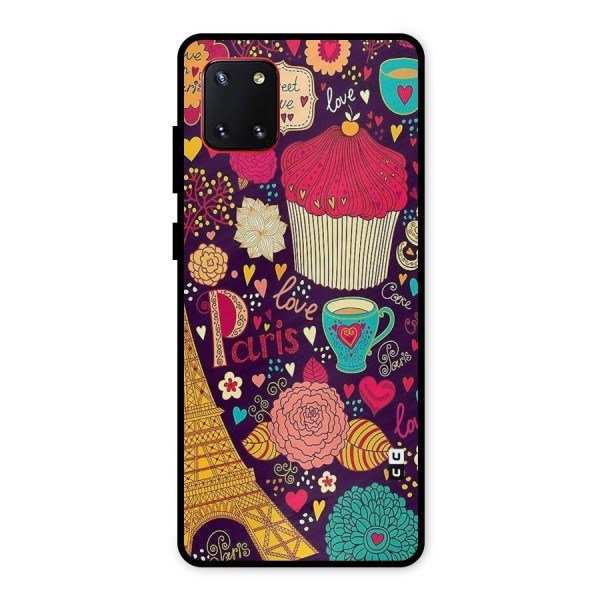Sweet Love Metal Back Case for Galaxy Note 10 Lite