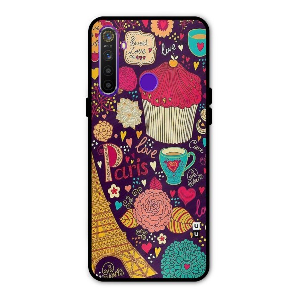 Sweet Love Metal Back Case for Realme Narzo 10