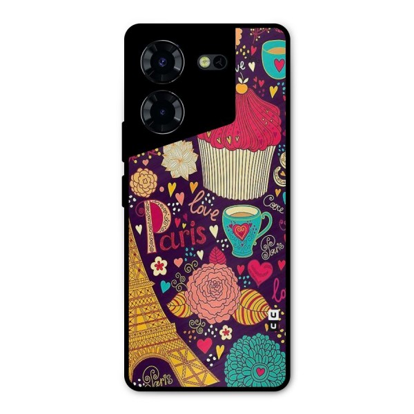 Sweet Love Metal Back Case for Tecno Pova 5 Pro 5G