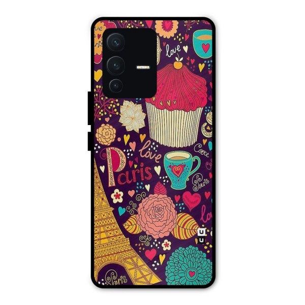 Sweet Love Metal Back Case for Vivo V23 Pro