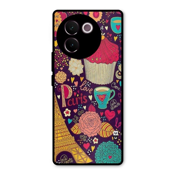 Sweet Love Metal Back Case for Vivo V30e