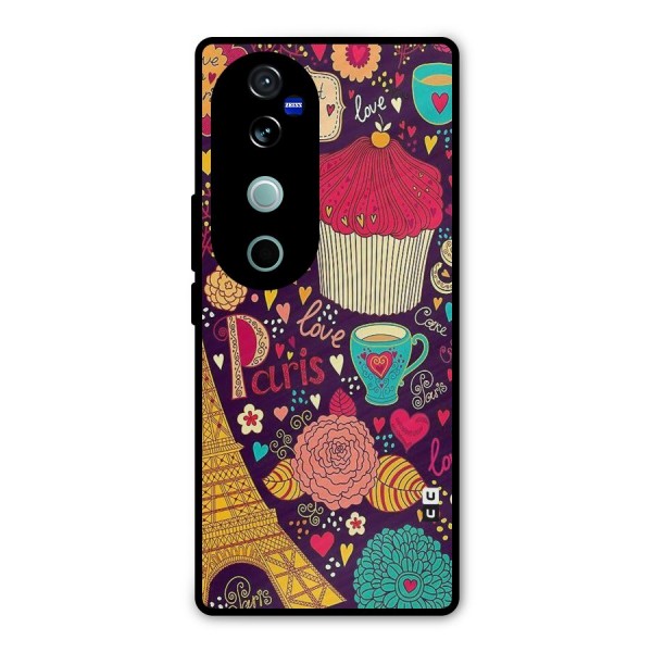 Sweet Love Metal Back Case for Vivo V40 Pro