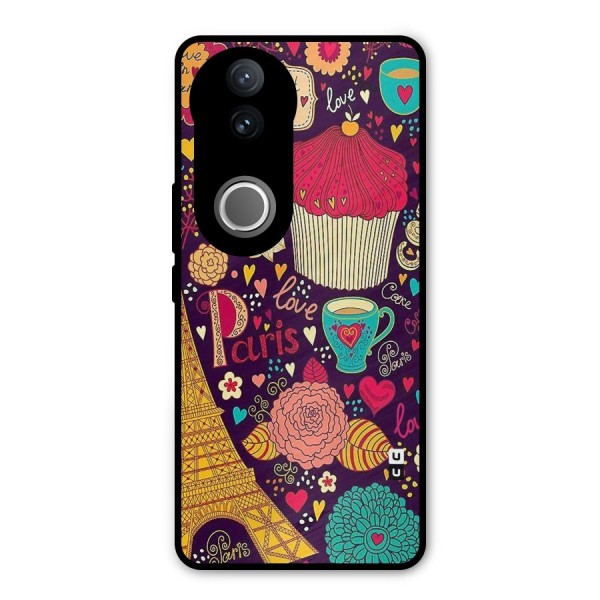 Sweet Love Metal Back Case for Vivo V50e