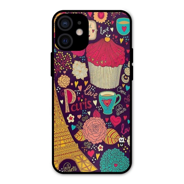 Sweet Love Metal Back Case for iPhone 12 Mini