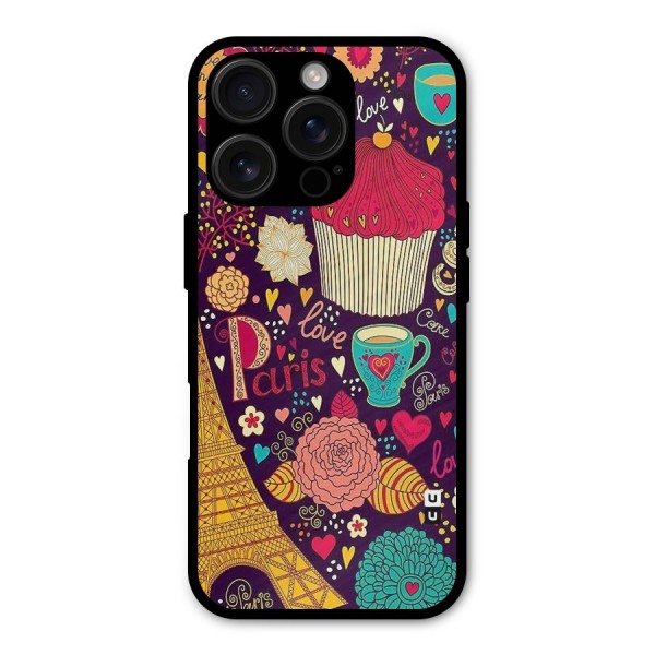 Sweet Love Metal Back Case for iPhone 16 Pro