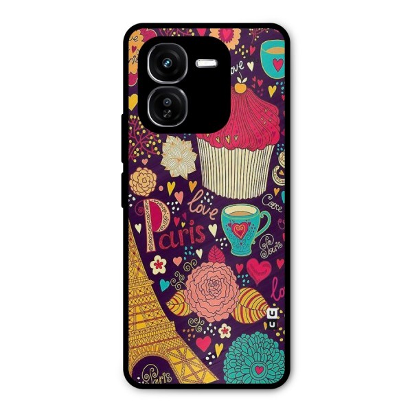 Sweet Love Metal Back Case for iQOO Z9x