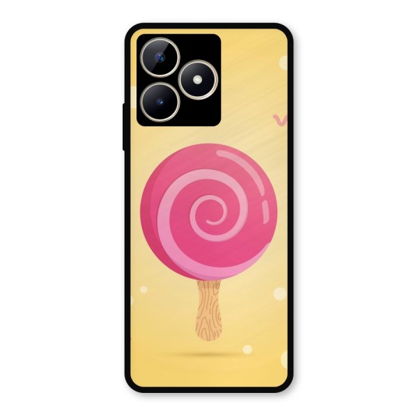 Swirl Ice Cream Metal Back Case for Realme C53