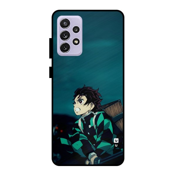Tanjiro demon slayer Metal Back Case for Galaxy A72