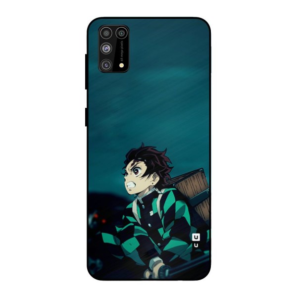 Tanjiro demon slayer Metal Back Case for Galaxy F41