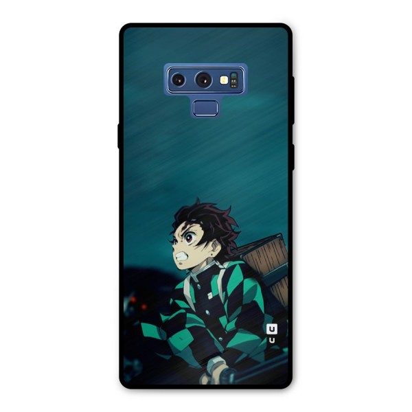 Tanjiro demon slayer Metal Back Case for Galaxy Note 9