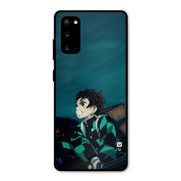Tanjiro demon slayer Metal Back Case for Galaxy S20