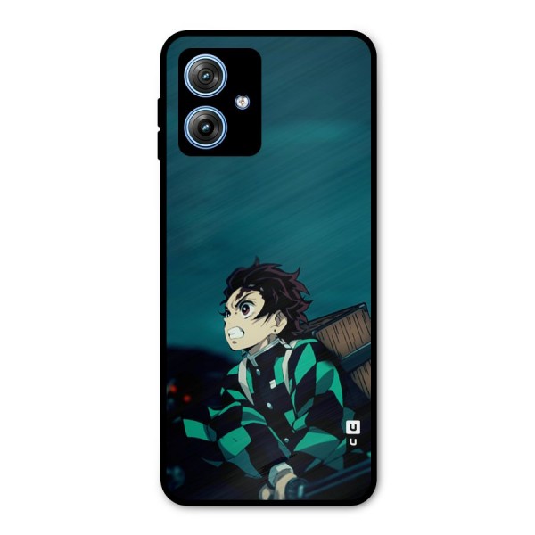 Tanjiro demon slayer Metal Back Case for Moto G54