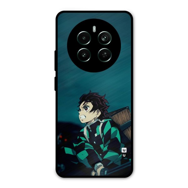 Tanjiro demon slayer Metal Back Case for Realme 12 Pro Plus