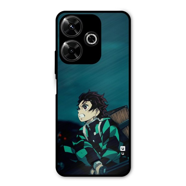 Tanjiro demon slayer Metal Back Case for Redmi 13 5G