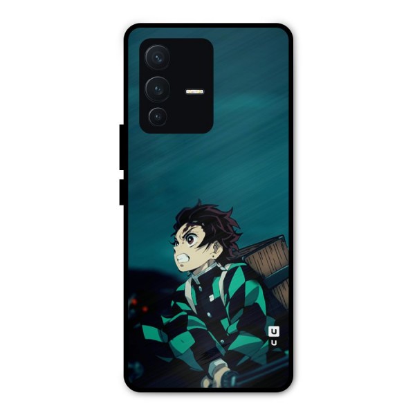 Tanjiro demon slayer Metal Back Case for Vivo V23 Pro