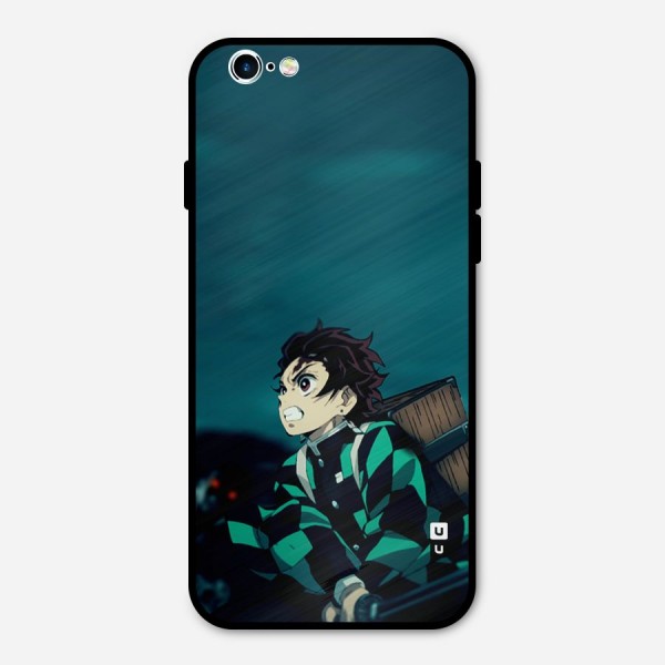 Tanjiro demon slayer Metal Back Case for iPhone 6 6s