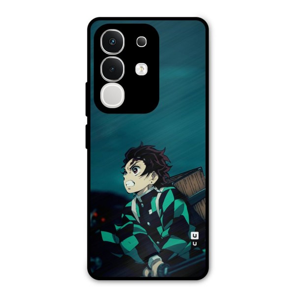 Tanjiro demon slayer Metal Back Case for iQOO Z10x