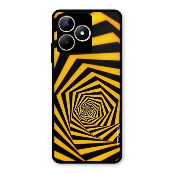 Taxi Pattern Metal Back Case for Realme C53