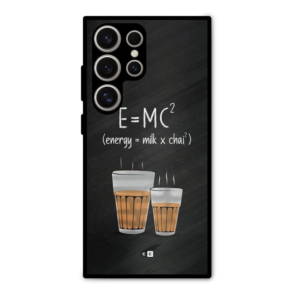 Tea Formula Metal Back Case for Galaxy S24 Ultra