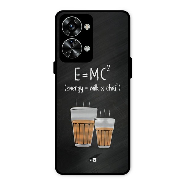 Tea Formula Metal Back Case for OnePlus Nord 2T