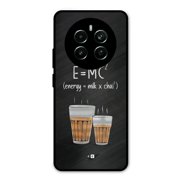 Tea Formula Metal Back Case for Realme 12 Pro Plus