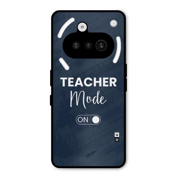 Teacher Mode On Metal Back Case for Nothing Phone 3a