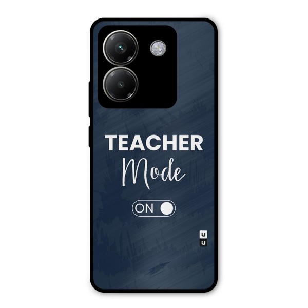 Teacher Mode On Metal Back Case for Poco M7 Pro 5G