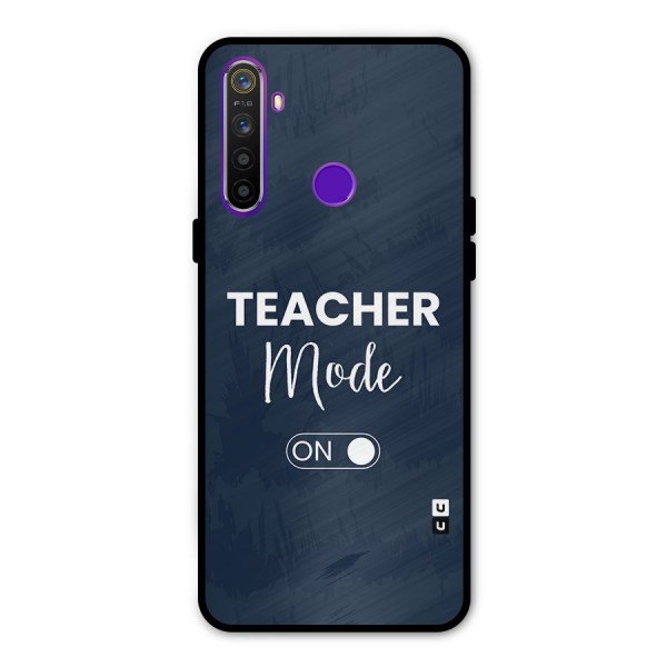 Teacher Mode On Metal Back Case for Realme Narzo 10