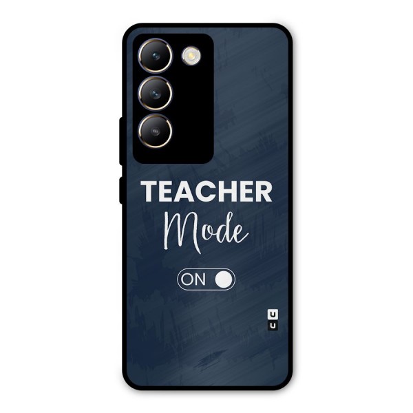 Teacher Mode On Metal Back Case for Vivo Y200e