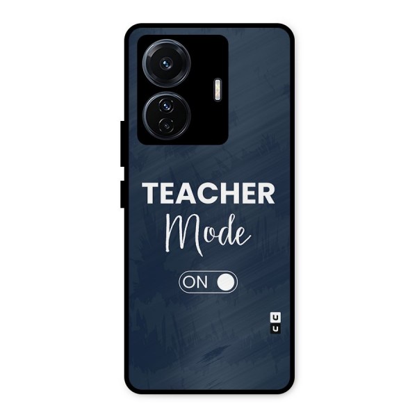 Teacher Mode On Metal Back Case for iQOO Z6