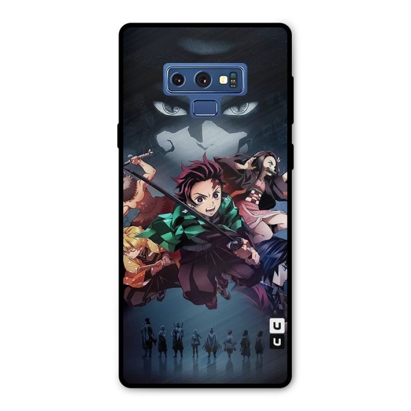 Team Demon Slayer Metal Back Case for Galaxy Note 9