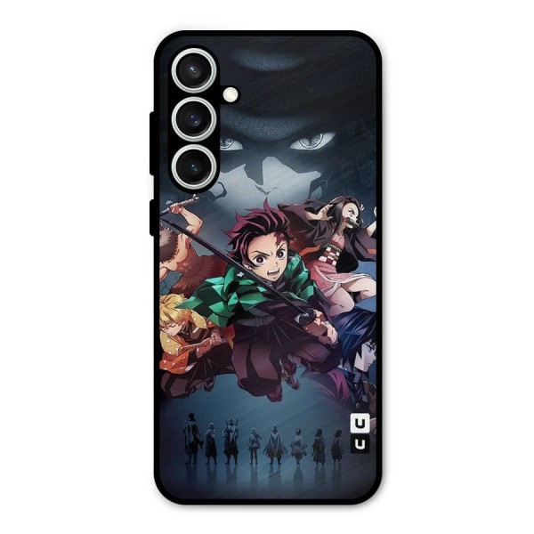Team Demon Slayer Metal Back Case for Galaxy S23 FE