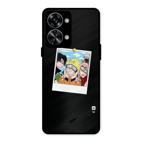 Team Kakashi Cute Metal Back Case for OnePlus Nord 2T