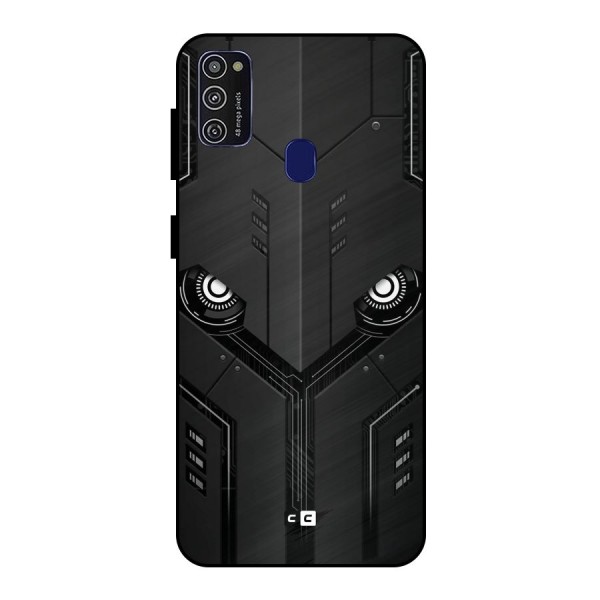 Tech Eye Metal Back Case for Galaxy M21