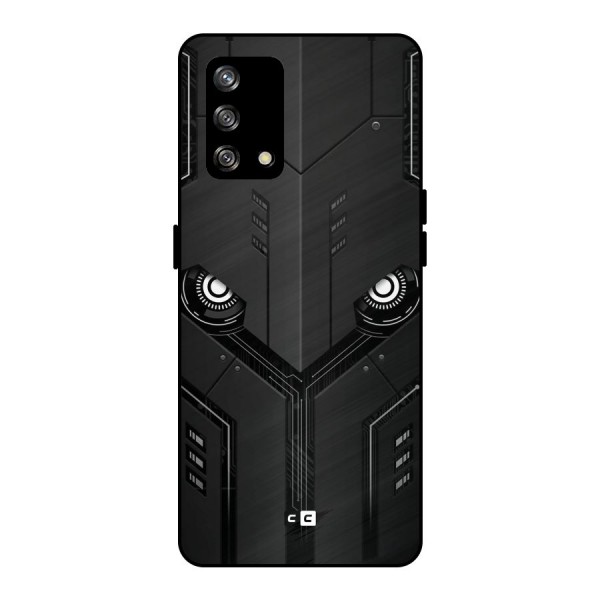 Tech Eye Metal Back Case for Oppo F19s