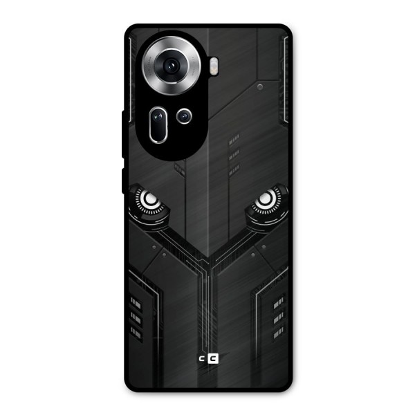 Tech Eye Metal Back Case for Oppo Reno11 5G