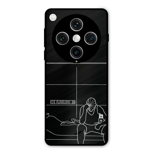 Teen Merits Metal Back Case for Oppo Find X8 Pro