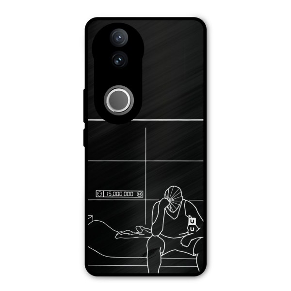 Teen Merits Metal Back Case for Vivo V50e