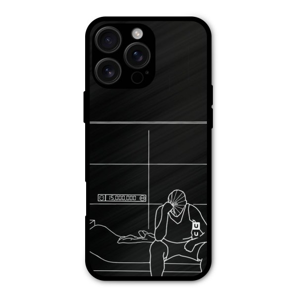 Teen Merits Metal Back Case for iPhone 16 Pro Max