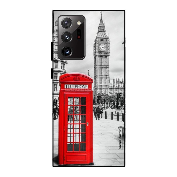 Telephone Booth Metal Back Case for Galaxy Note 20 Ultra 5G